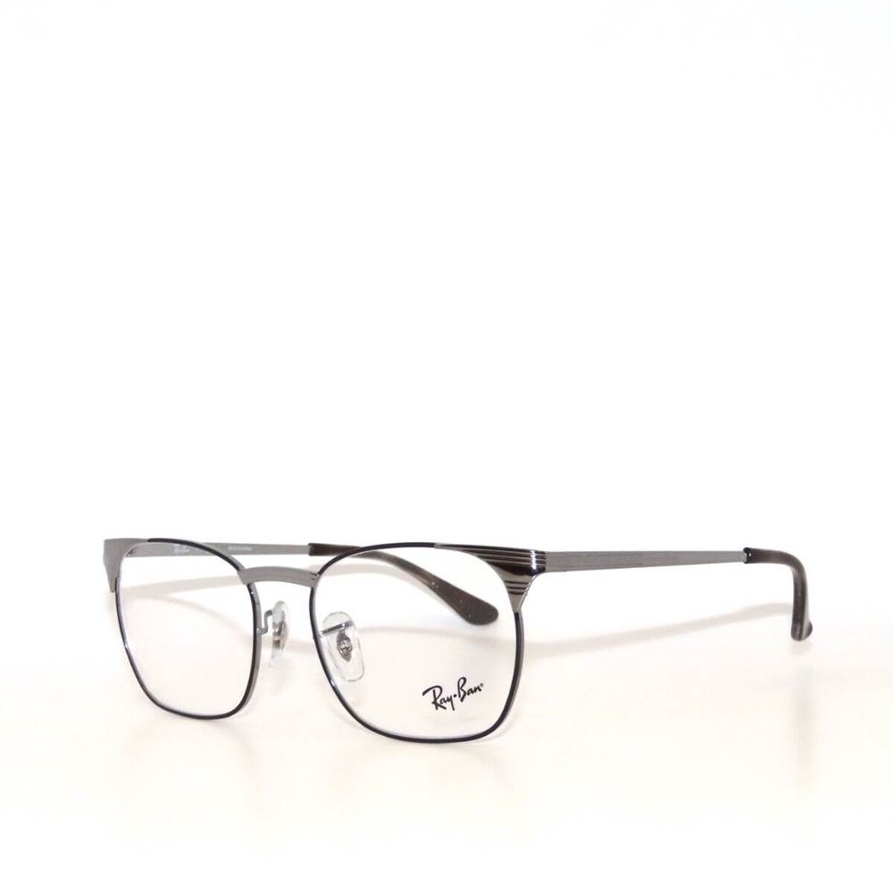 Ray Ban 6386 2901 53 Gunmetal Black Eyeglasses Rayban RX6389